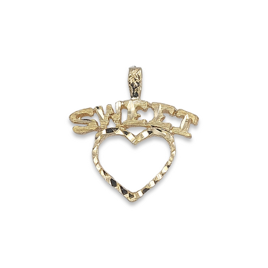 14k Sweet Heart Charm