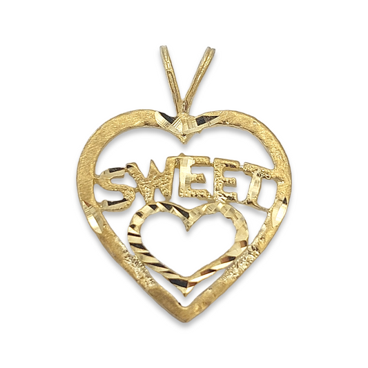 14k Sweet Heart Charm