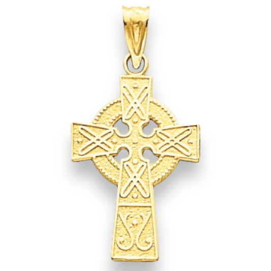 14k Celtic Cross