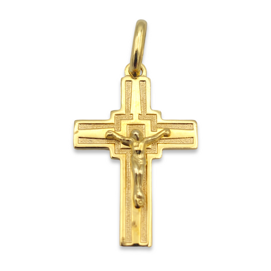 14k Crucifix Pendant