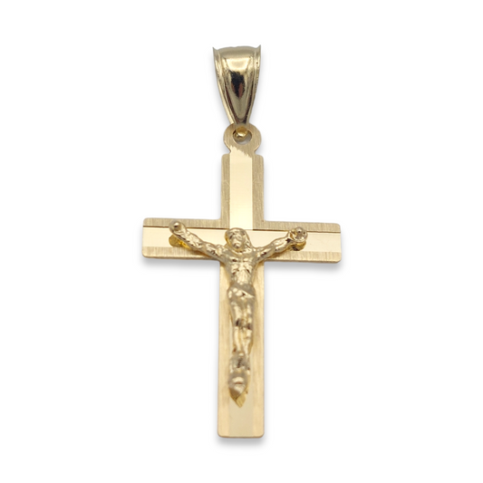 14k Crucifix Pendant