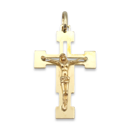 14k Crucifix Pendant