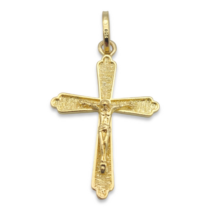 14k Crucifix Pendant