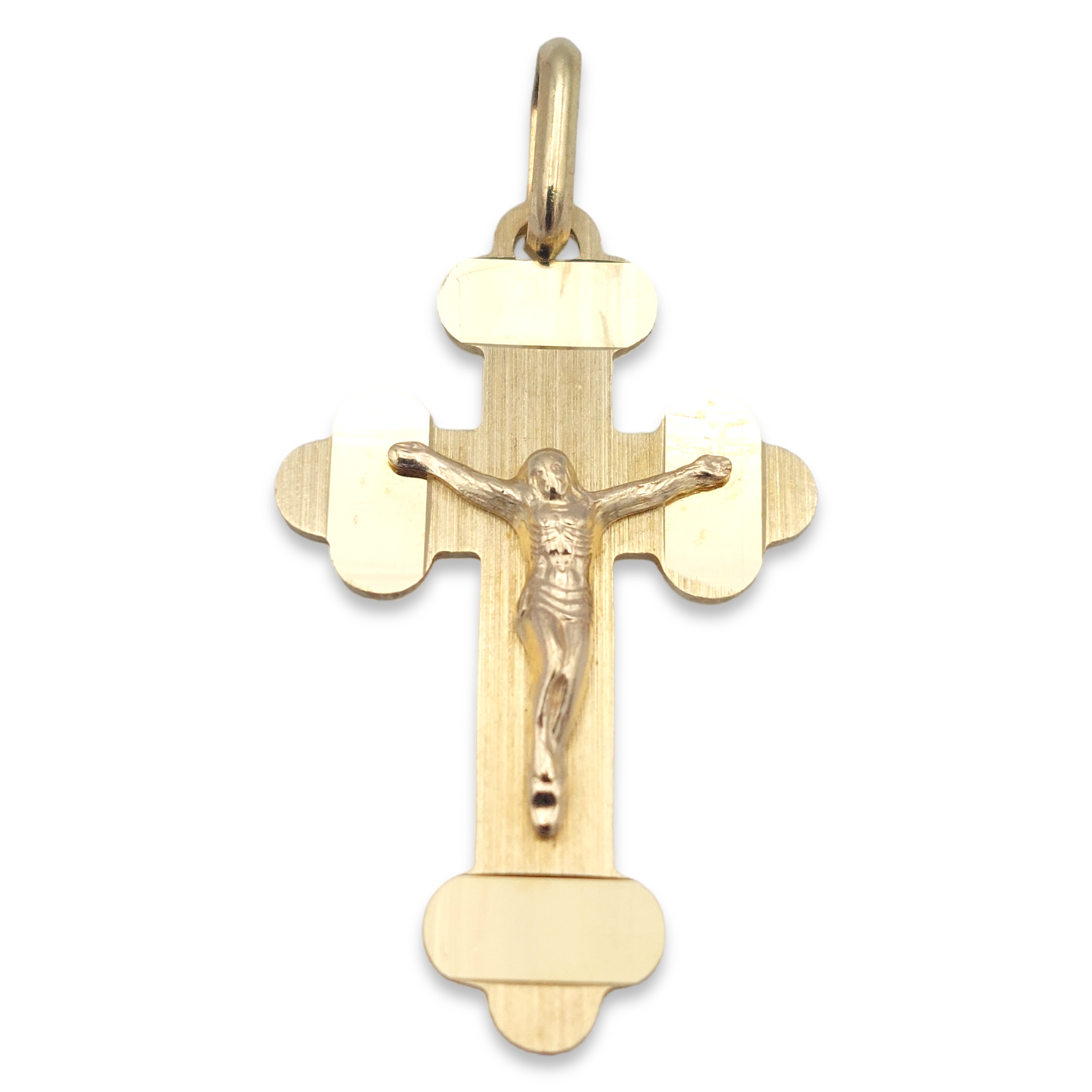 14k Crucifix Pendant