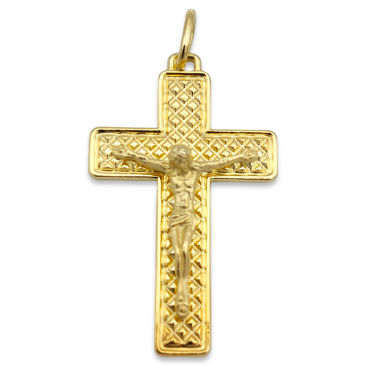 14k Crucifix Pendant