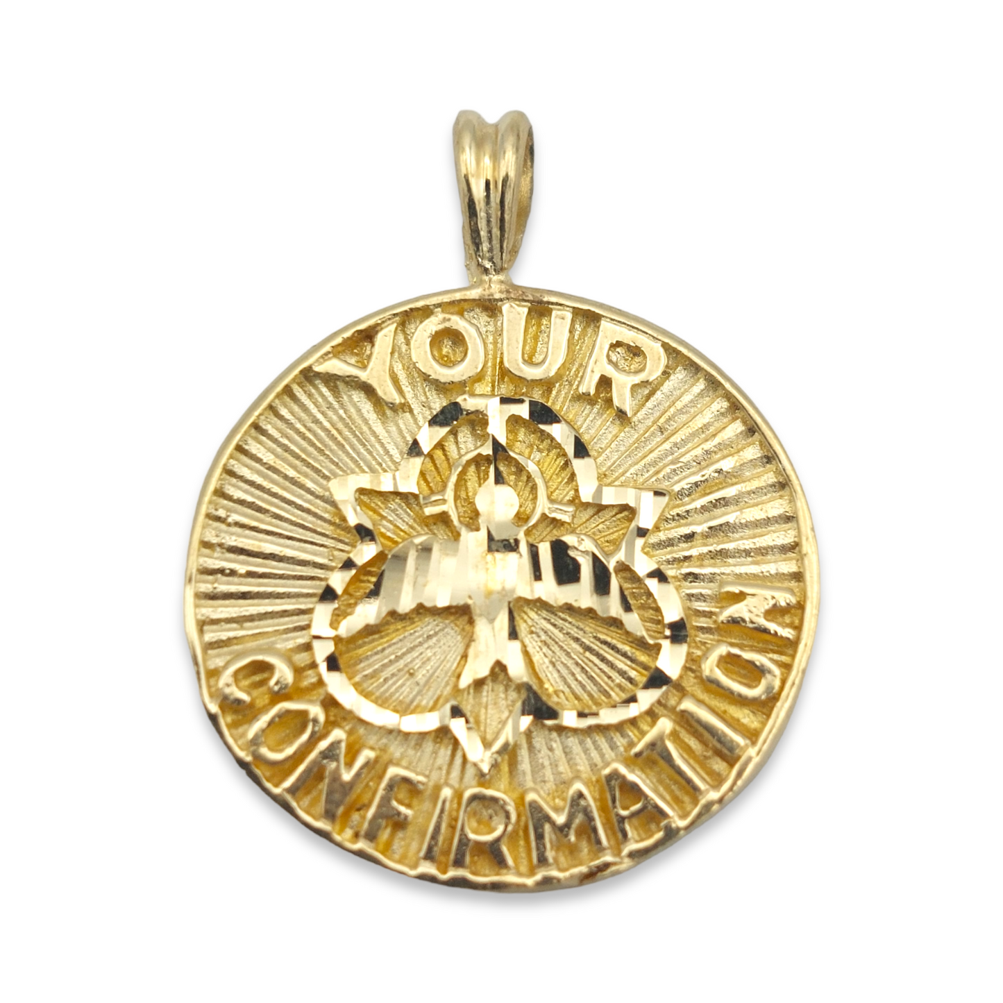 14k 'Your Confirmation' Charm - 24 mm