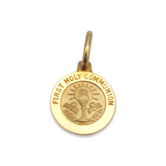 14k First Holy Communion Medallion