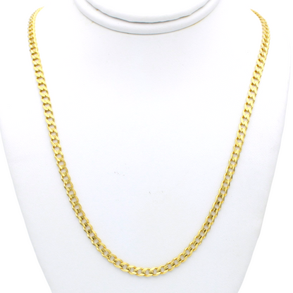 14k Heavyweight Open Concave Curb Link Chains