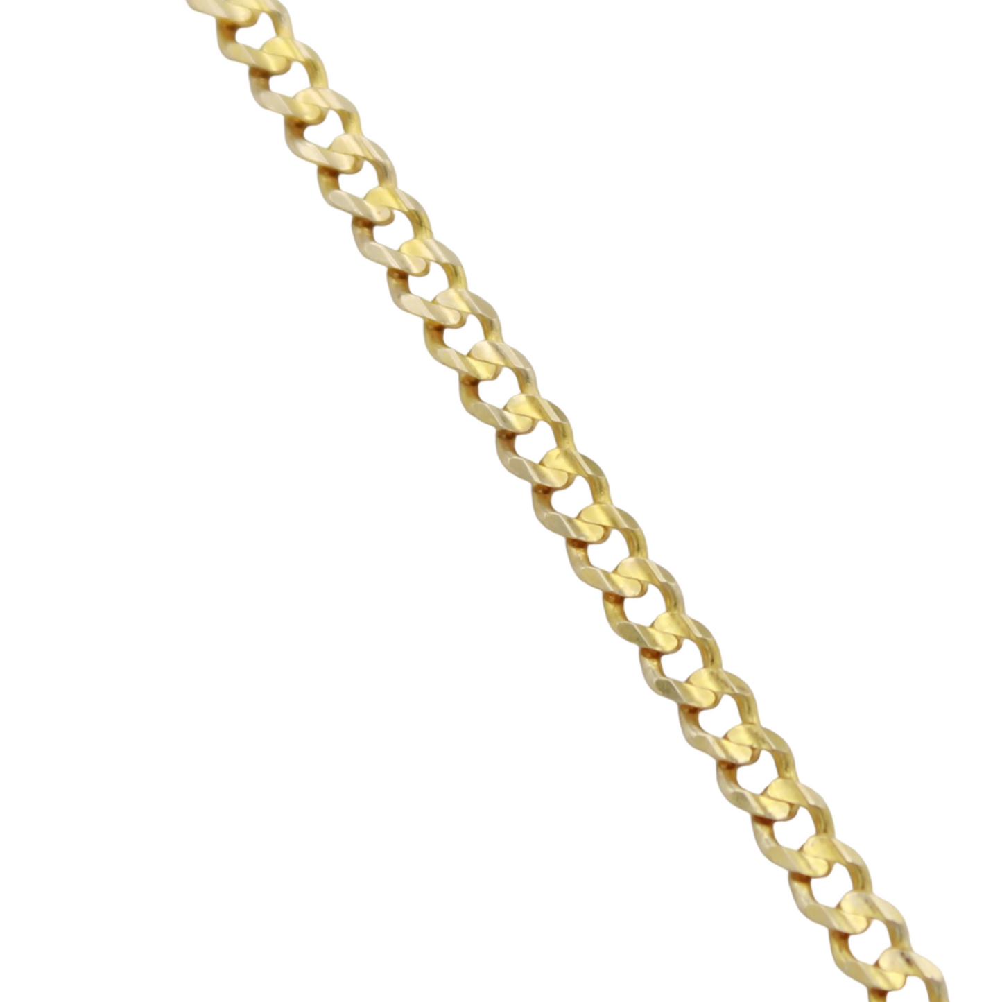 14k Heavyweight Open Concave Curb Link Chains