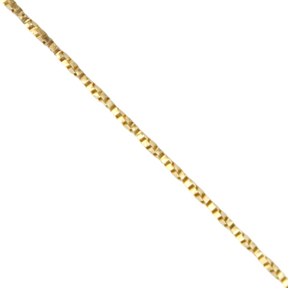 14k Twisted Box Chain - 0.95 mm