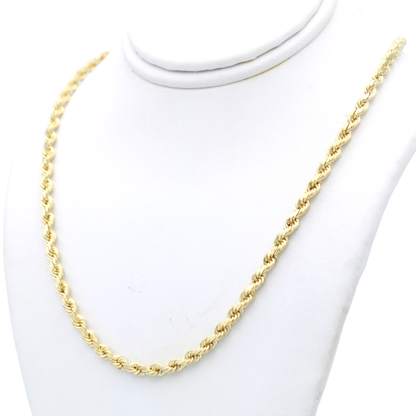 14k Diamond-Cut Rope Chain - 2.75 mm