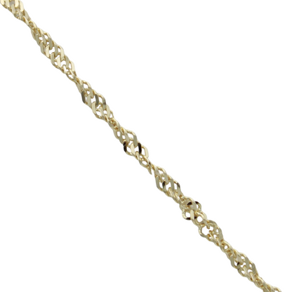 14k Lightweight Singapore Chain - 2.00 mm