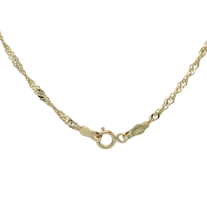 14k Lightweight Singapore Chain - 2.00 mm