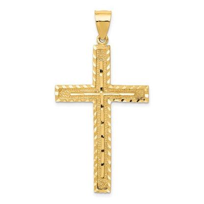 14k Yellow Crucifix Pendant