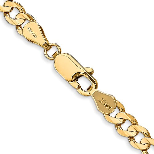 14k Concave Open Figaro Link Chain 4.50 mm