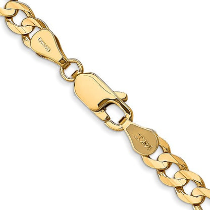 14k Concave Open Figaro Link Chain 4.80 mm