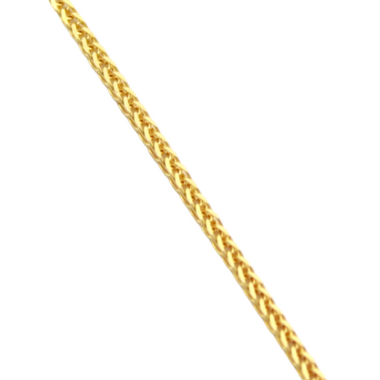 14k Lightweight Franco Link Chain - 1.25 mm