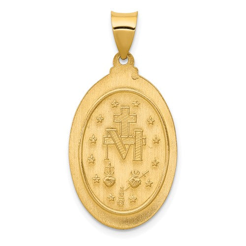 14k Miraculous Medallion - 32  mm