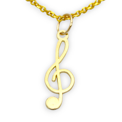 14k Treble Clef Charm