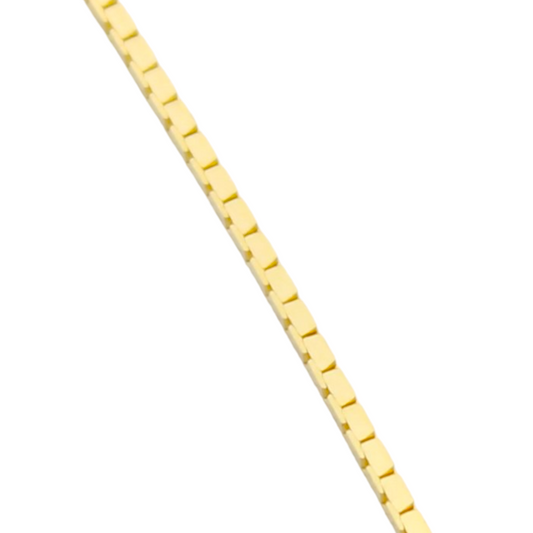 14k Old Style Box Link Chain - 0.85 mm