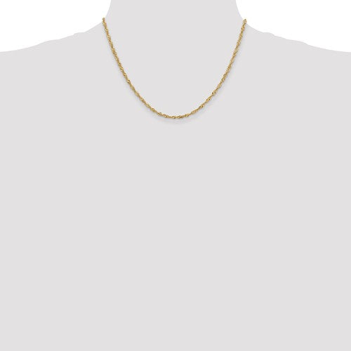 14k Singapore Chain - 2.50 mm