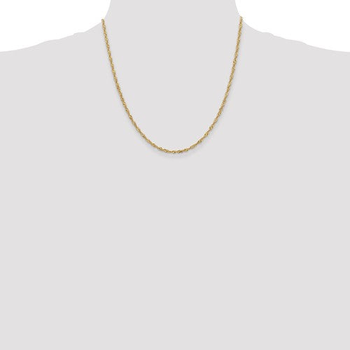 14k Singapore Chain - 2.50 mm