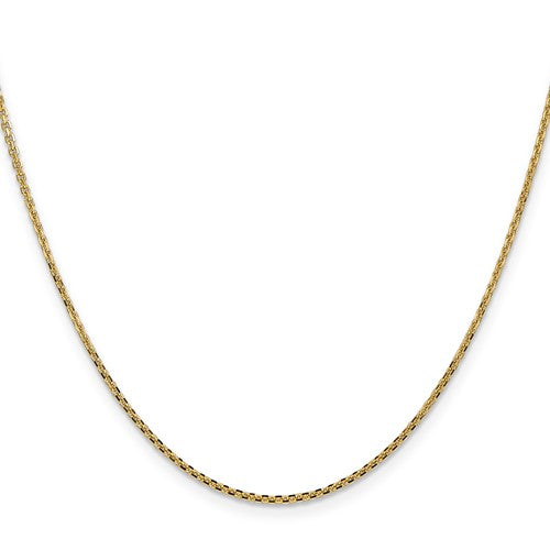 14k Diamond-Cut Cable Link Chain 1.45 mm