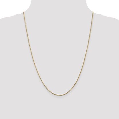 14k Diamond-Cut Cable Link Chain 1.45 mm