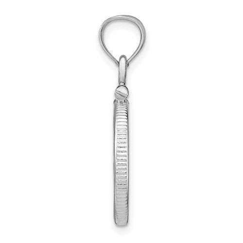 Sterling Silver Screw Top Coin Bezel Pendant