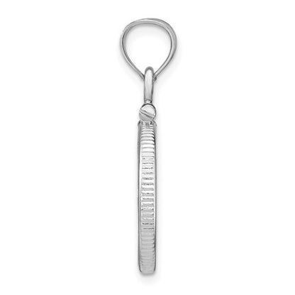 Sterling Silver Screw Top Coin Bezel Pendant