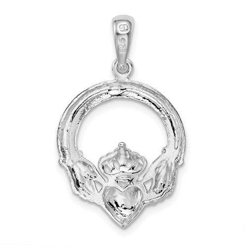 Sterling Silver Claddagh Charm