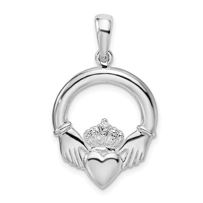 Sterling Silver Claddagh Charm