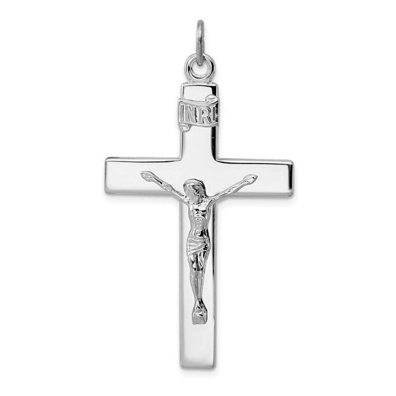 Sterling Silver Cross Pendant with The Lord's Prayer