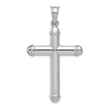 Sterling Silver Diamond-Cut Reversible Cross Pendant