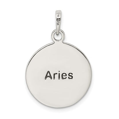 Sterling Silver Aries Zodiac Charm