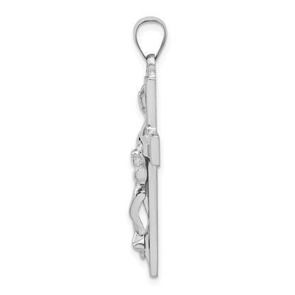 Sterling Silver INRI Crucifix Pendant