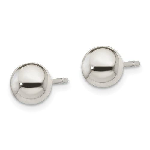 Sterling Silver 7mm Ball Post Earrings