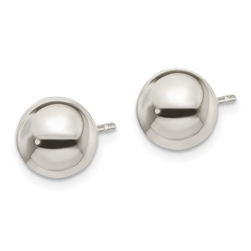 Sterling Silver 8mm Ball Post Earrings