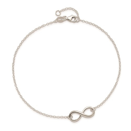 Sterling Silver Infinity Anklet