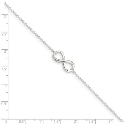 Sterling Silver Infinity Anklet