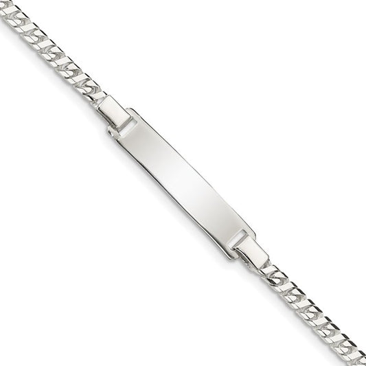 Sterling Silver Infinity Link Children's ID Bracelet