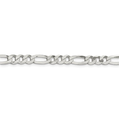 Sterling Silver Lightweight Figaro Link Chains 5.50 mm