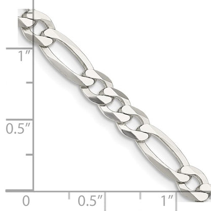 Sterling Silver Lightweight Figaro Link Chains 5.50 mm