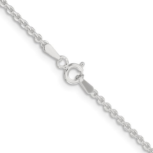 Sterling Silver Diamond-Cut Forzantina Cable Chain 1.85mm