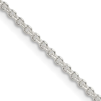 Sterling Silver Diamond-Cut Forzantina Cable Chain 1.85mm