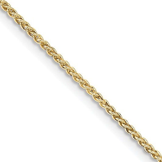Sterling Silver Gold-Plated Spiga Chain 1.50mm