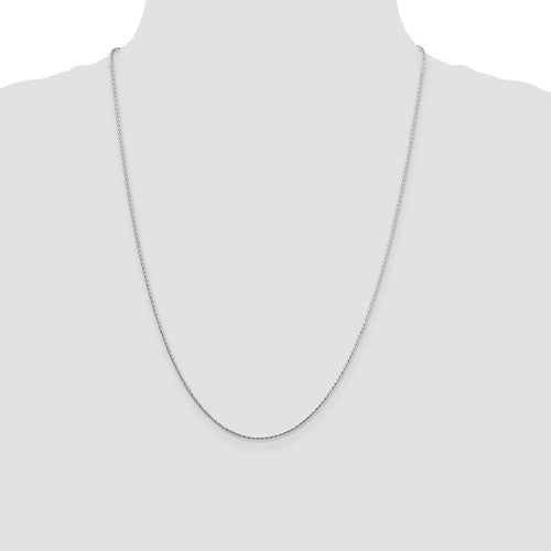 Sterling Silver Diamond-Cut Spiga Chain 1.25mm