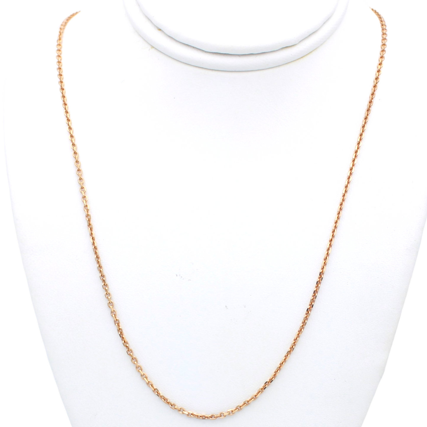 14k Rose Cable Link Chain - 1.40 mm