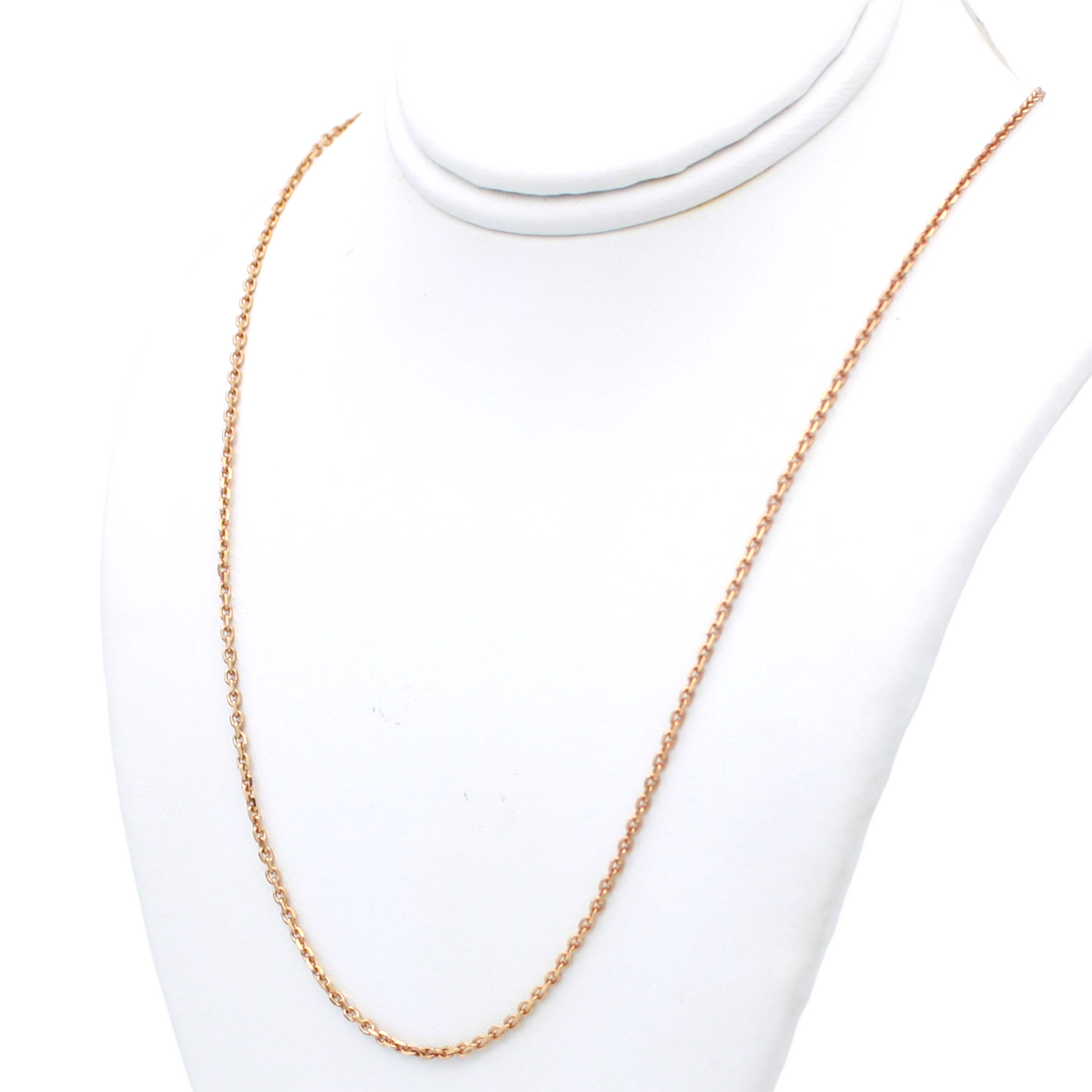 14k Rose Cable Link Chain - 1.40 mm