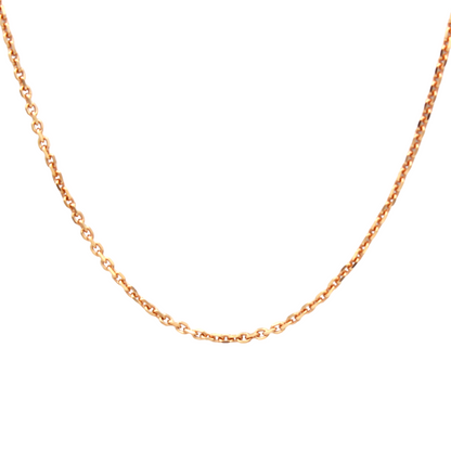 14k Rose Cable Link Chain - 1.40 mm